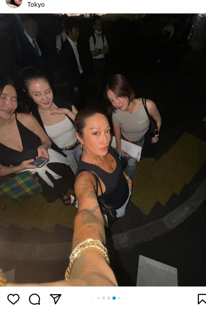 Joanna Chun và nhóm bạn dự tiệc ở Nhật Bản ngày 23/7/2024