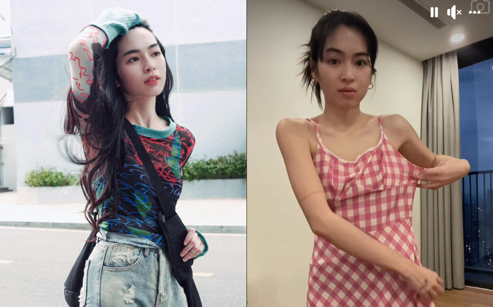 Vẻ ngoài của nữ diễn viên 9x tụt xuống 10kg, không còn mặc vừa quần áo Ảnh 2