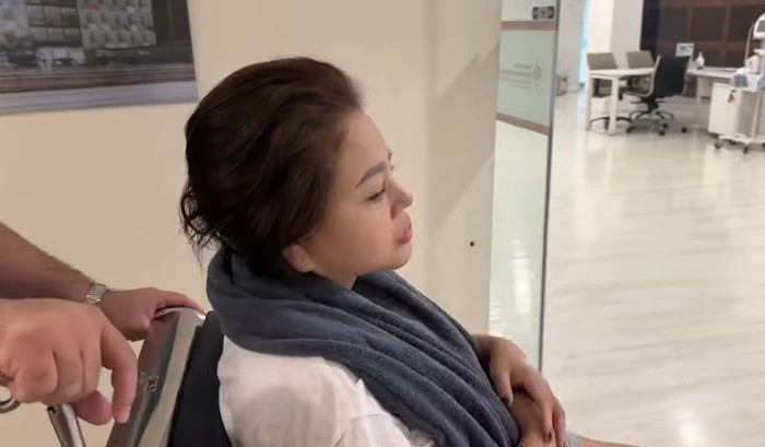 Sau khi được truyền nước, tiêm và uống thuốc, Lê Giang được cho về nhà. 