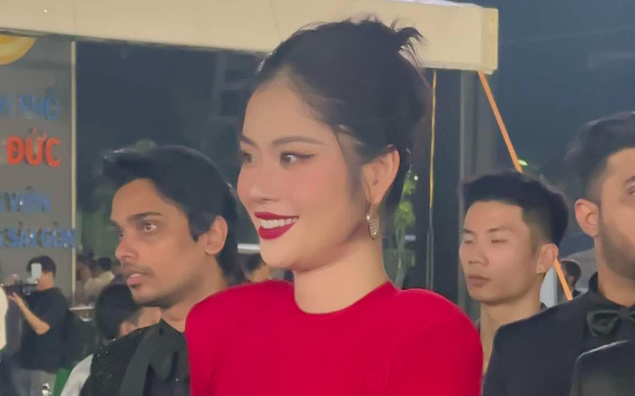 Chị gái Nam Em diện đồ lộ nội y tại chung kết Miss Cosmo Ảnh 2