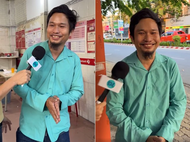 Anh Vương có sở thích chơi vé số.