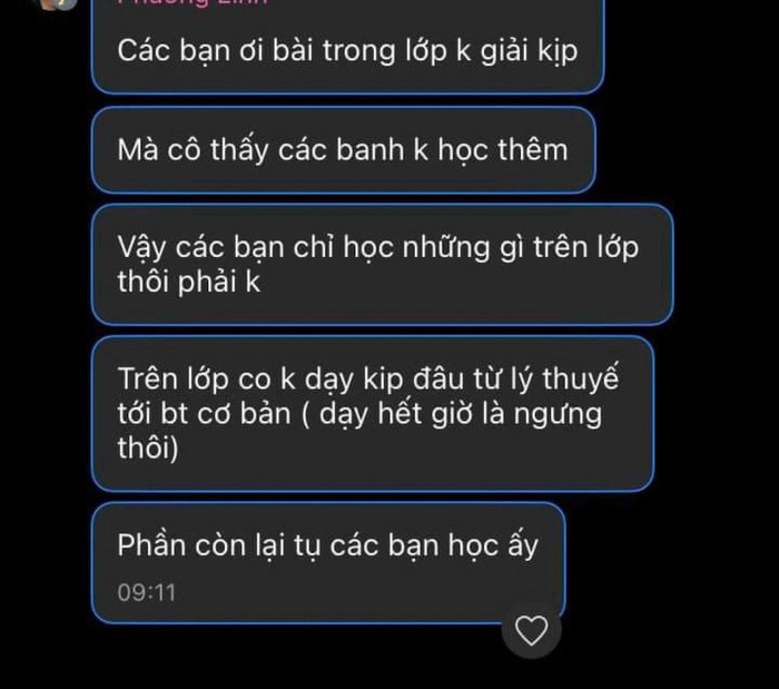 Cô giáo ở TP.HCM hỏi học sinh 'không đi học thêm thật hả': Hiệu trưởng lên tiếng Ảnh 1