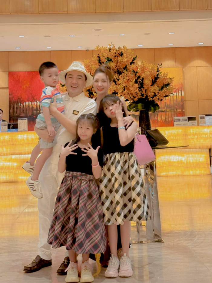 Gia đình nhỏ của Dương Ngọc Thái.