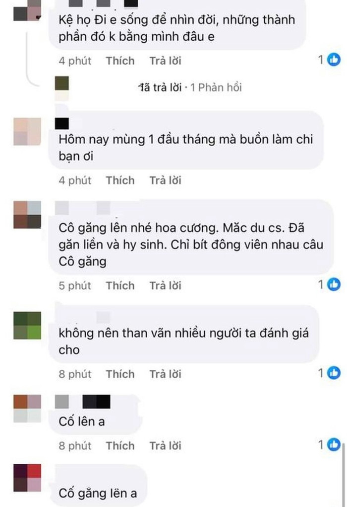 Cư dân mạng vào bình luận an ủi.
