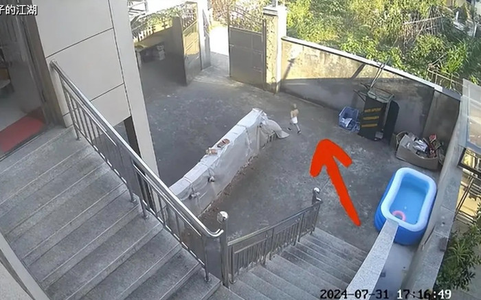 Bà nội nhẫn tâm nhốt cháu trai ngoài cổng, camera ghi lại khoảnh khắc gây sốc Ảnh 2