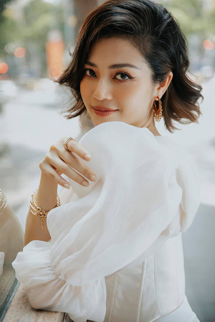 Nhan sắc của Kiều Anh còn được nhiều khán giả nhận xét là Triệu Vy phiên bản Việt Nam. 