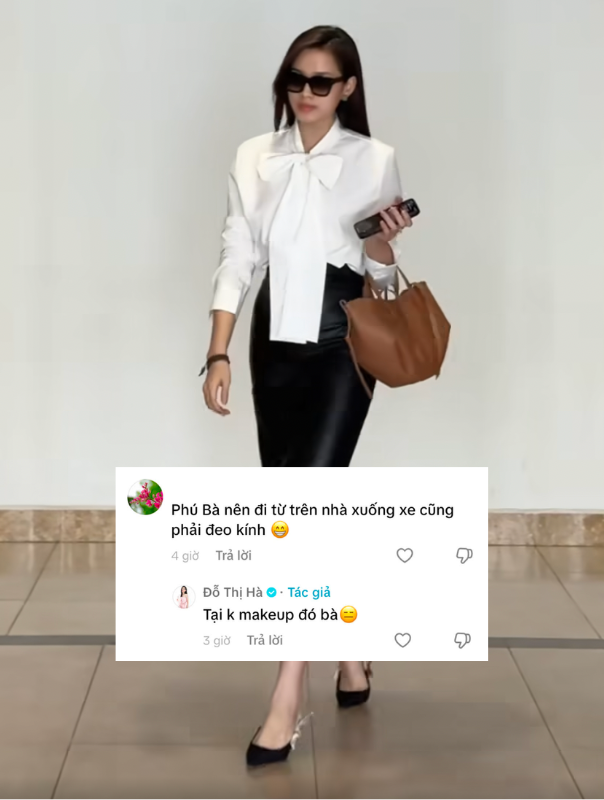 Đỗ Thị Hà phản ứng khi được gọi là 'phú bà'.