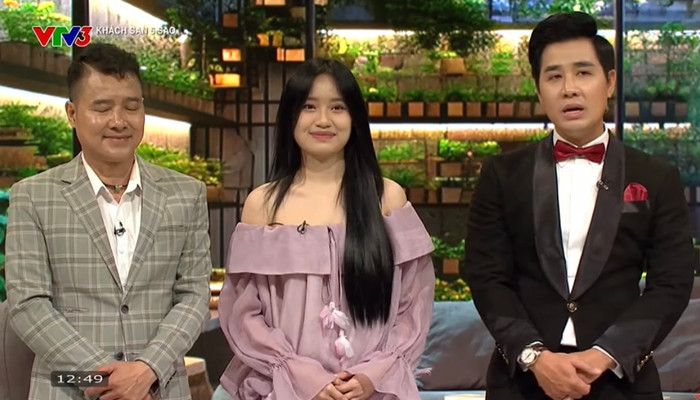 Vẻ ngoài 'ngoan - xinh - yêu' của Khánh Vy thu hút sự yêu thích của khán giả.