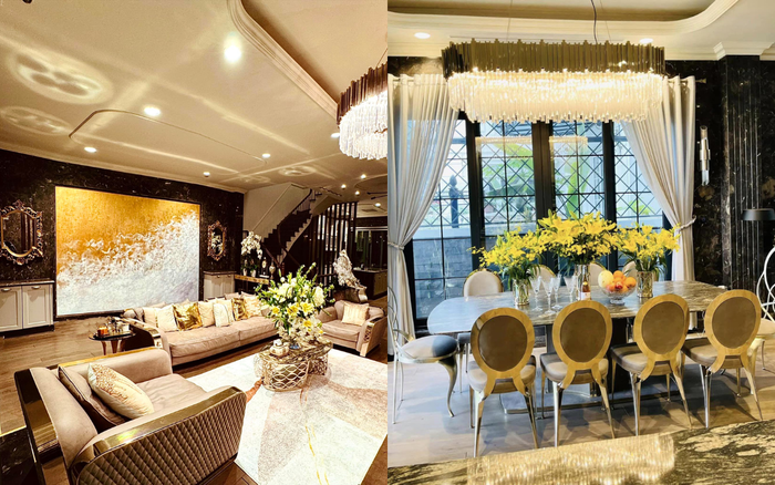 Biệt thự của Lã Thanh Huyền được định giá 60 tỷ, mang đến vẻ sang trọng, đẳng cấp.