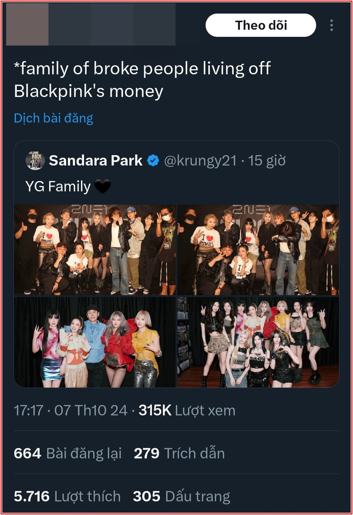 Dara (2NE1) bị chỉ trích vì Jennie Ảnh 2