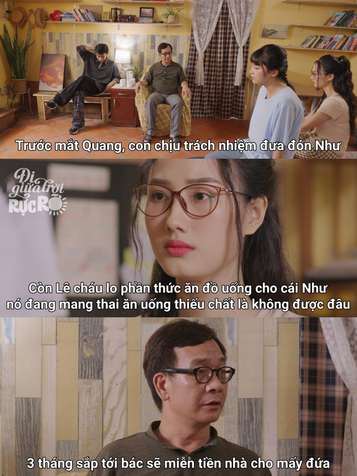 Tình tiết cả xóm trọ mong muốn giúp đỡ Như sau khi có thai ngoài ý muốn với người đã có gia đình khiến netizen tức giận. 