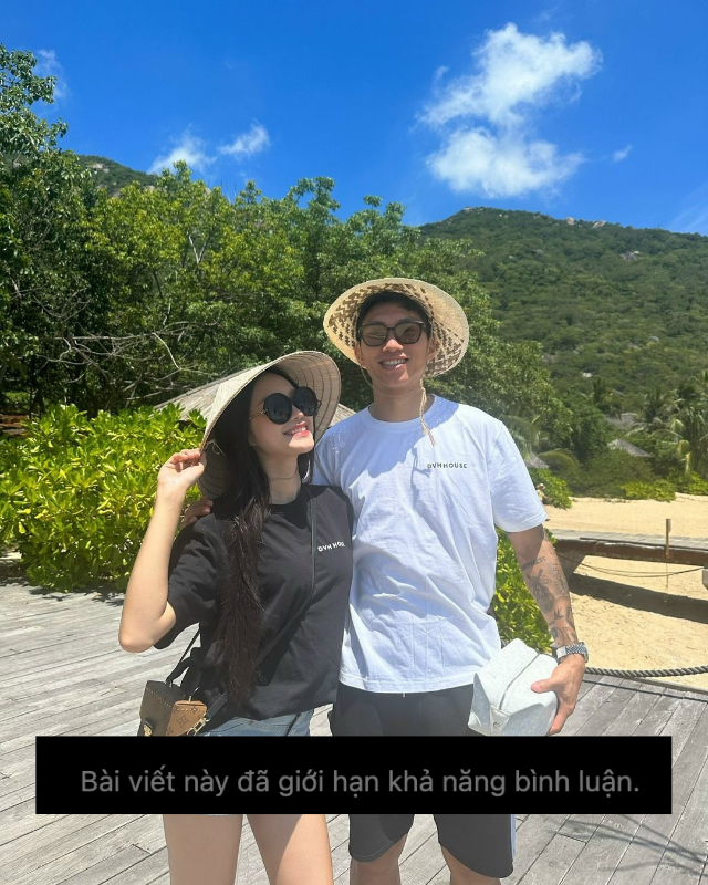 Vợ chồng Doãn Hải My - Đoàn Văn Hậu đều giới hạn bình luận trên trang cá nhân Instagram.