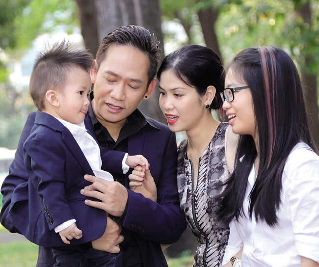 Tổ ấm nhỏ hạnh phúc của gia đình Duy Mạnh.