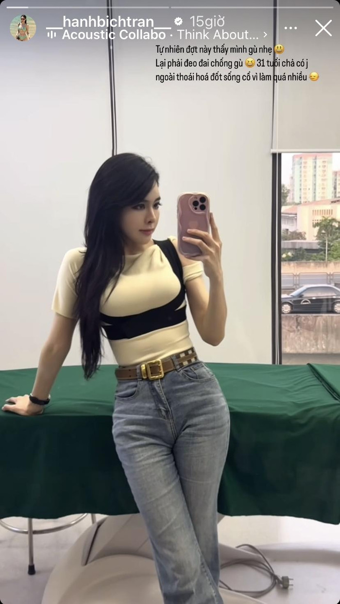 Bạn gái Vũ Văn Thanh thoái hóa đốt sống cổ ở tuổi 31.