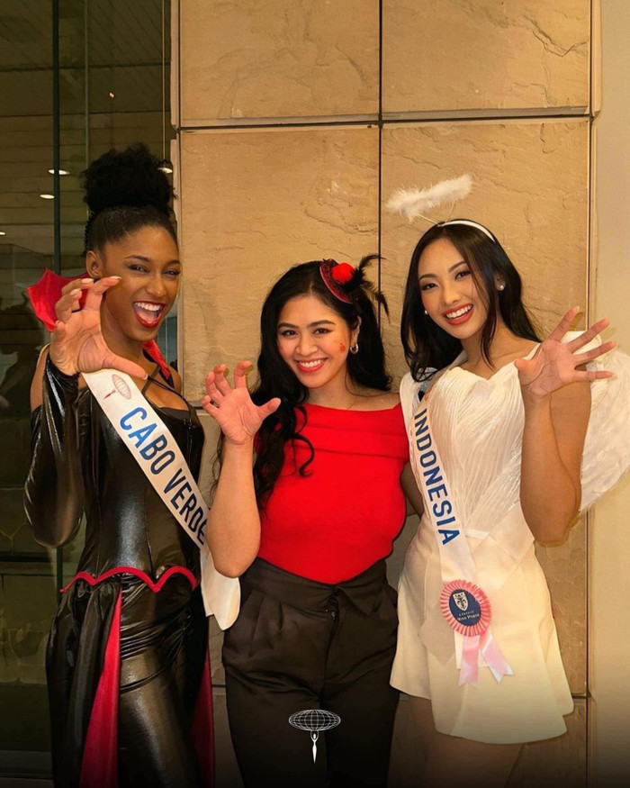 Mới đây, trên diễn đàn sắc đẹp chia sẻ hình ảnh các thí sinh của cuộc thi Hoa hậu Quốc tế đón lễ Halloween với nhiều tạo hình khác nhau nhân ngày 31/10.&nbsp;