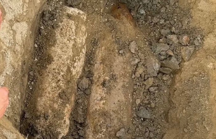 Hai quả bom được phát hiện tại huyện Sông Lô, tỉnh Vĩnh Phúc.