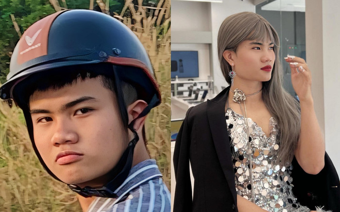 TikToker 9X có khuôn mặt vuông độc lạ gây sốt mạng xã hội Ảnh 2