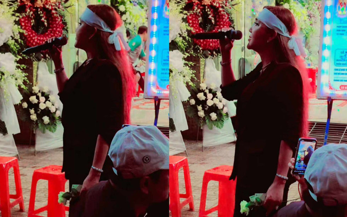 Nữ ca sĩ Việt hát tiễn người thân trong đám tang, khán giả nghẹn ngào chia buồn Ảnh 2