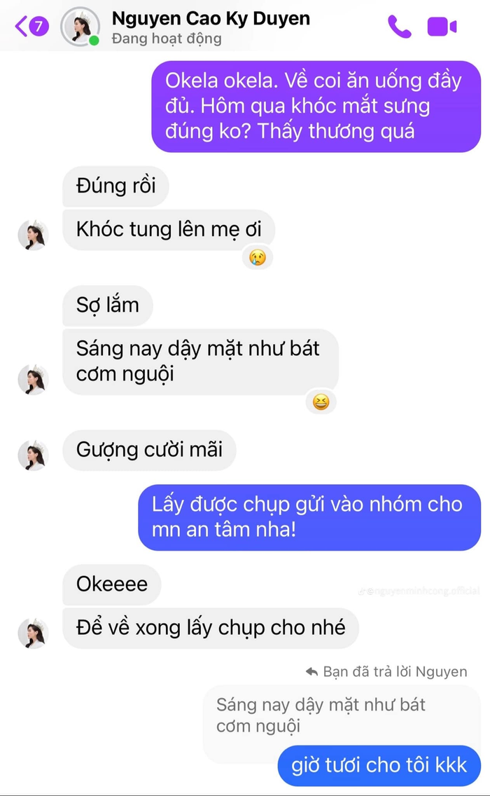 Kỳ Duyên khóc rất nhiều khi bị mất bộ trang phục dân tộc. 