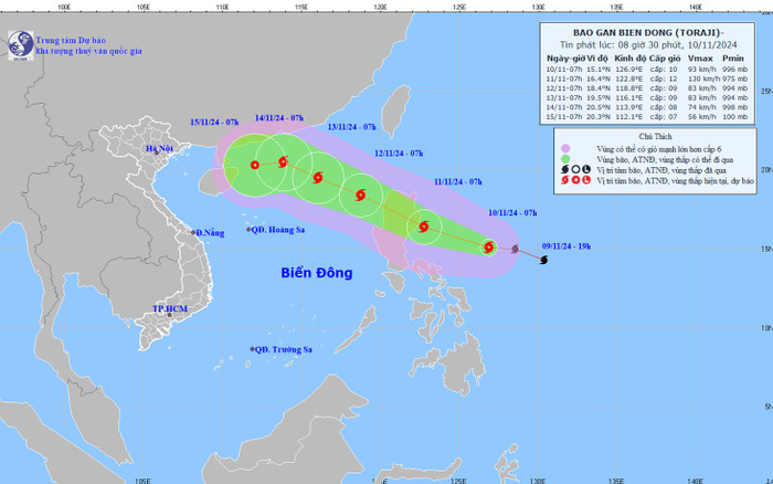 Bão số 7 suy yếu, Biển Đông tiếp tục đón bão số 8 Ảnh 2