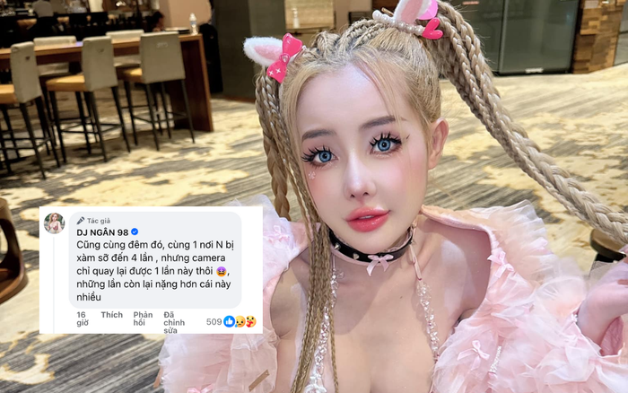 Ngân 98 sợ hãi khi kể về chuyện bị quấy rối tới 4 lần ở trong một đêm nhạc. Ảnh: FBNV