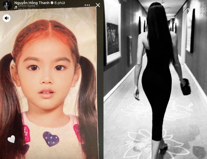 Hồng Thanh chia sẻ ảnh của một cô gái kèm những dòng trạng thái đầy tình cảm.