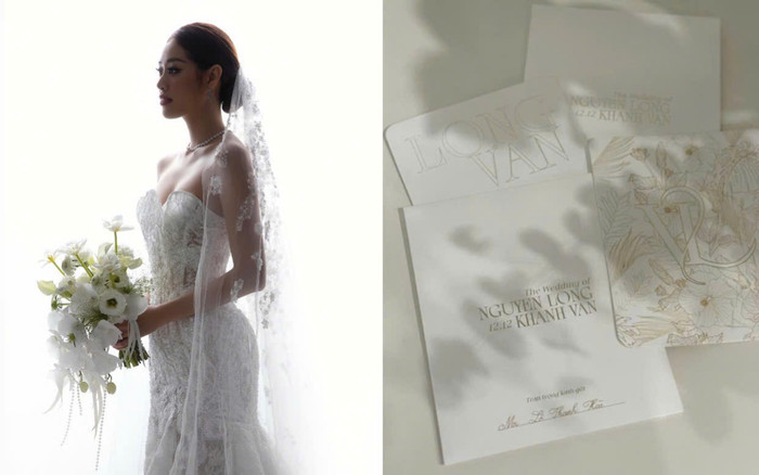 Hé lộ thiệp cưới của Hoa hậu Khánh Vân trước thềm ngày trọng đại Ảnh 2