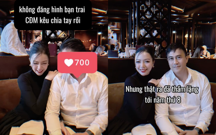 Băng Di phủ nhận thông tin 'đường ai nấy đi' với bạn trai doanh nhân khi chia sẻ ảnh kỉ niệm 8 bên nhau. 