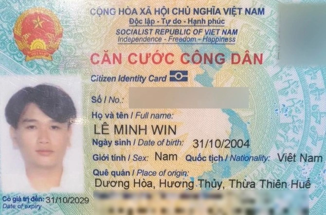 Chàng trai tên Lê Minh Win.
