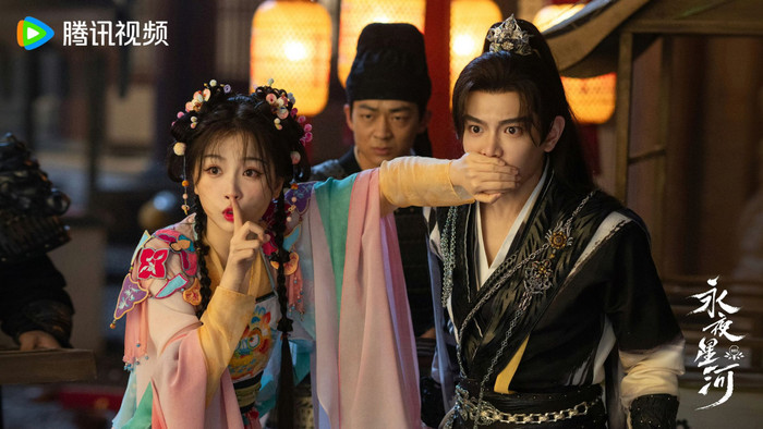 Ngu Thư Hân - Đinh Vũ Hề trong Vĩnh Dạ Tinh Hà.