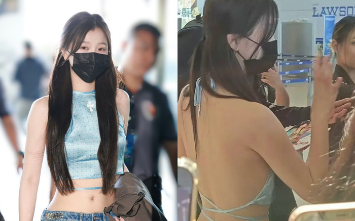 Nữ diễn viên 'mặc như không mặc' làm náo loạn sân bay, để lộ chi tiết gây đỏ mặt Ảnh 2