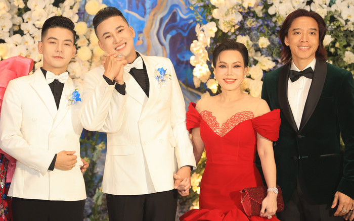 Dàn sao đình đám đổ bộ đám cưới của Hà Trí Quang - Thanh Đoàn: Việt Hương, Nam Thư gây chú ý Ảnh 2