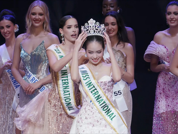 Hoa hậu Thanh Thủy xuất sắc đăng quang Miss International 2024.