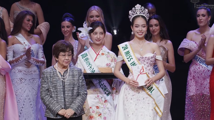 Huỳnh Thị Thanh Thủy đăng quang Hoa hậu Quốc tế - Miss International 2024.
