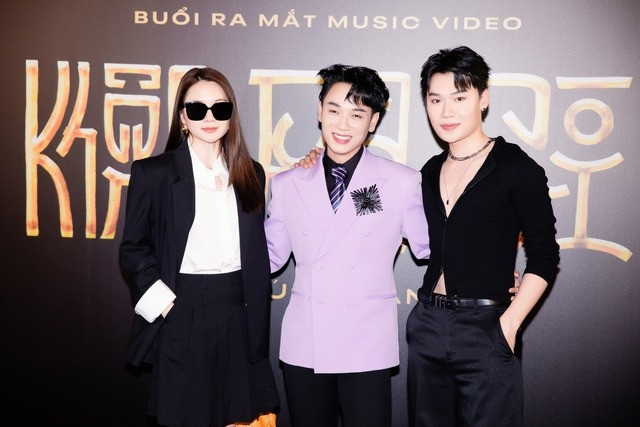 Quang Trung và Ali Hoàng Dương đều đến ủng hộ Trúc Nhân.