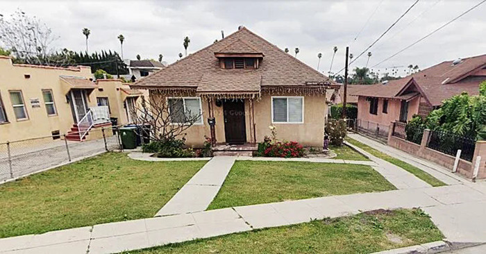 Một người đàn ông đã bị bắt vào sáng thứ Sáu sau khi bị phát hiện trong không gian chật hẹp của một ngôi nhà ở El Sereno. (Google Maps).