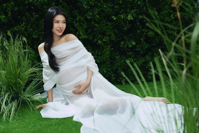 Thuỷ Anh từng nhiều lần khoe được Đăng Khôi hết mực yêu thương, chăm sóc khi về chung một nhà