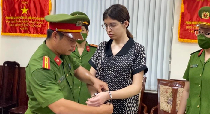 Hình ảnh An Tây thời điểm bị bắt.