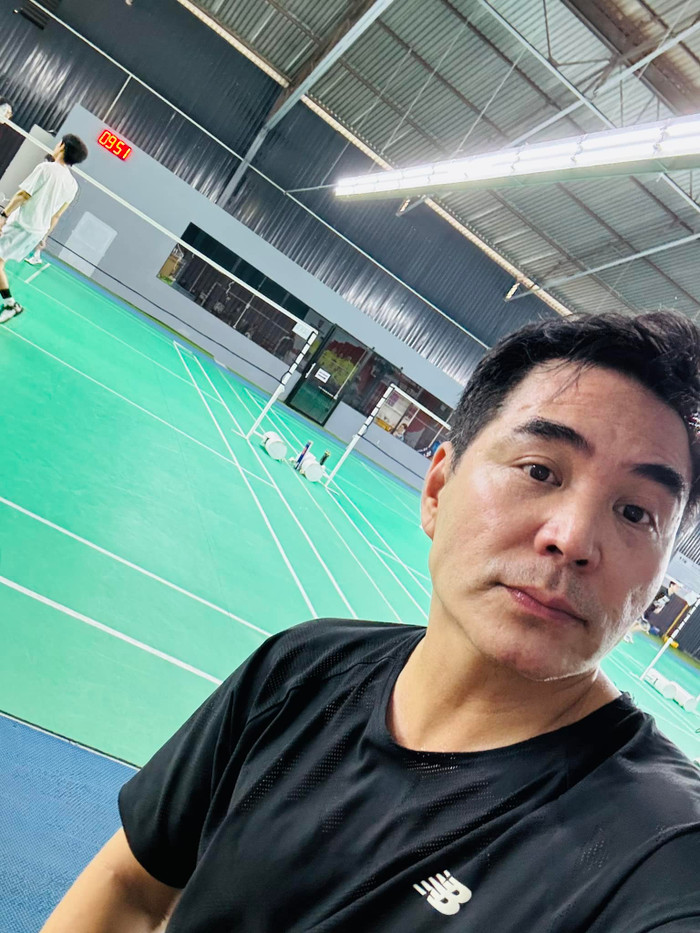 Ngoài thời gian dành cho diễn xuất, Trung Dũng chăm chỉ tập luyện thể thao.