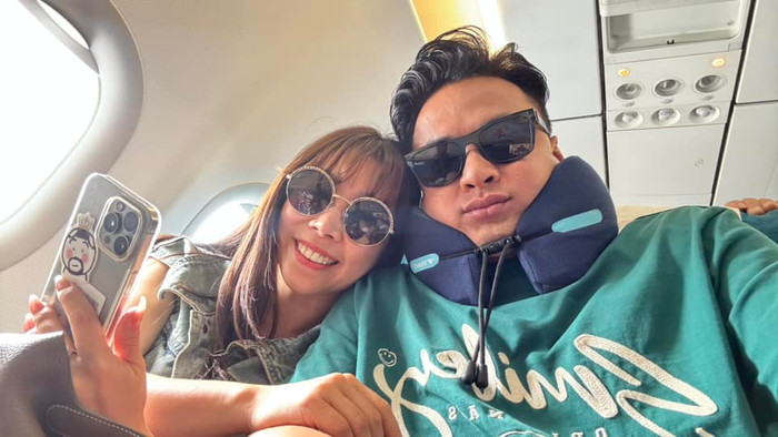 Vợ chồng Hồng Đăng 'trốn con' đi hâm nóng tình cảm.