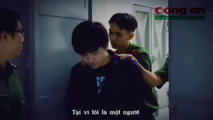 Hình ảnh của Chi Dân được Công an TP.HCM đăng tải vào chiều 14/11.