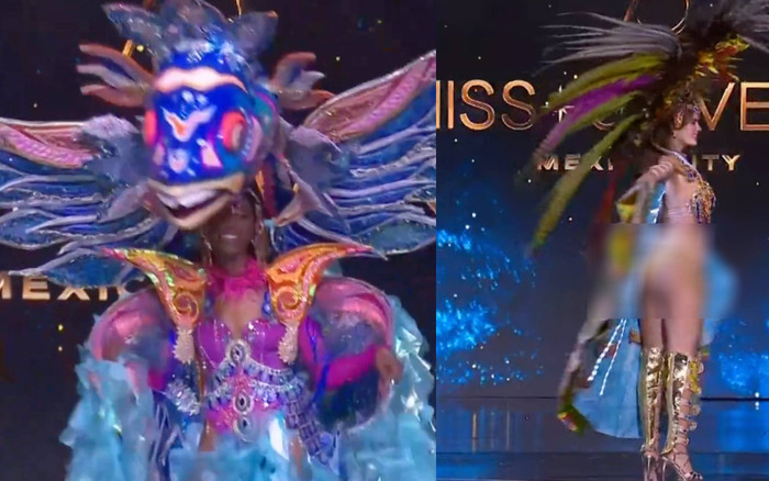 Nhiều sự cố tại 2 phần thi Miss Universe 2024: Vấp váy, lộ nội y đều có đủ Ảnh 2