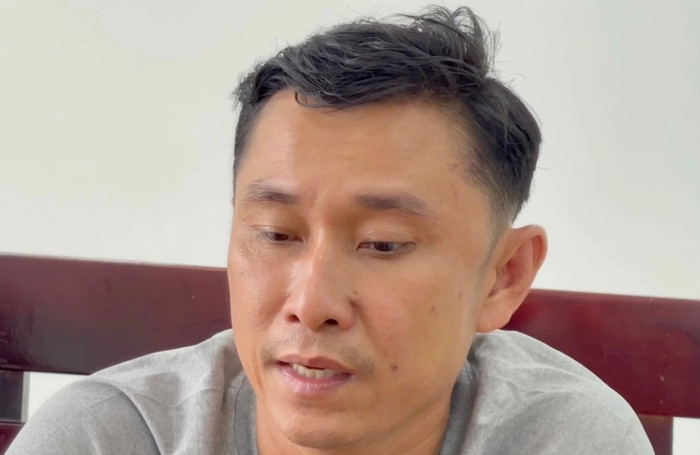 Tài xế Hà Việt Hùng (SN 1981, quê Cà Mau) bị tạm giữ sau khi gây tai nạn.