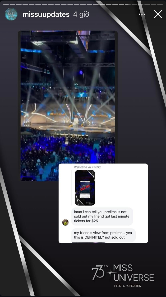 Miss Universe bị tố cao phông bạt.