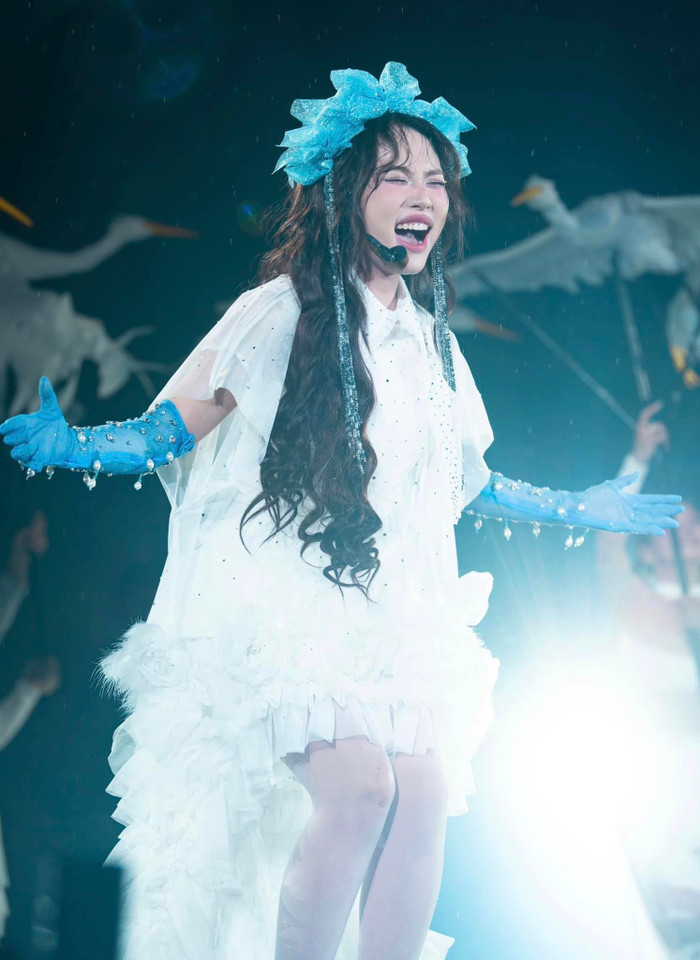 Phương Mỹ Chi 'quên bài' khi biểu diễn trước gần 10.000 khán giả Ảnh 3