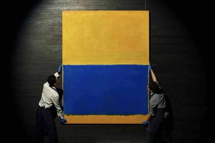 Hai vệt màu kỳ lạ là tác phẩm nghệ thuật nổi tiếng.