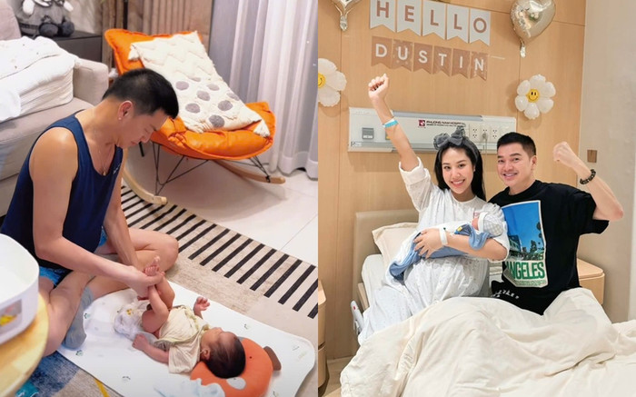 Cuộc sống 'bố bỉm' của nghệ sĩ Quang Minh sau khi có con với vợ kém 37 tuổi Ảnh 2
