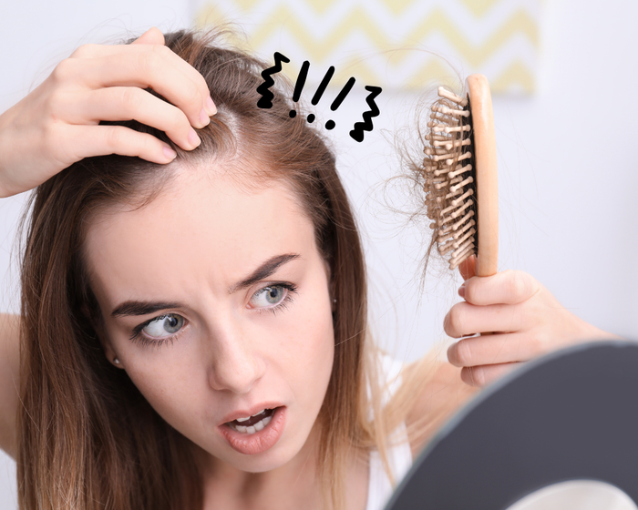 Những sự kiện căng thẳng lớn dễ dẫn đến rụng tóc tạm thời .