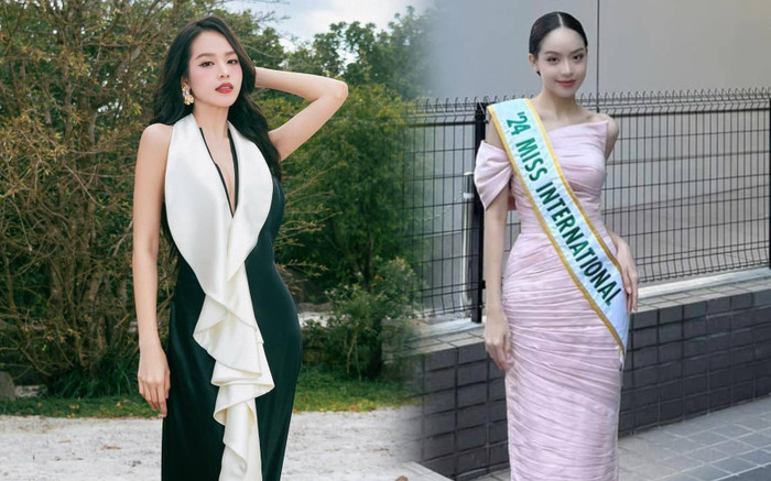 Thanh Thủy đổi gu ăn mặc khi thành Hoa hậu Quốc tế Ảnh 2