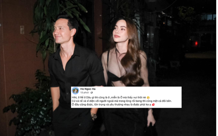 Showbiz 24h: Hồ Ngọc Hà cho rằng chỉ cần cả hai vui vẻ, ở dâu hay ở rể đều không quan trọng. Ảnh: FBNV